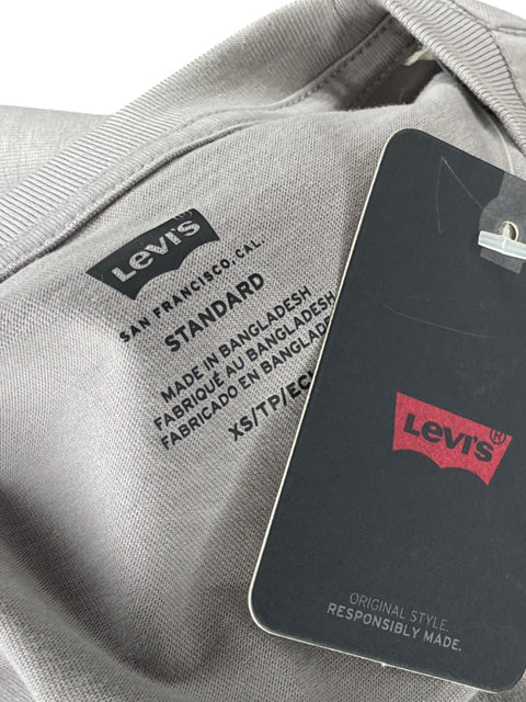 Camiseta Levis Clasica Gris-Talla XS