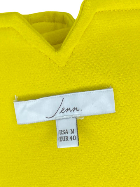 Falda Jenn Cremallera Cinturon Amarillo-Talla M