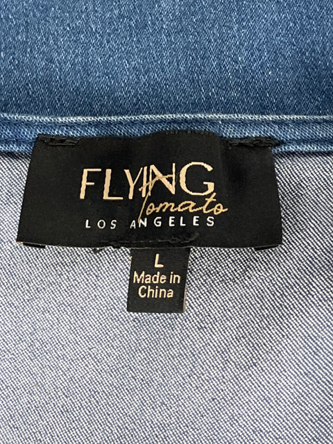 Romper Flying Tomato Cut Off Denim Azul-Talla L