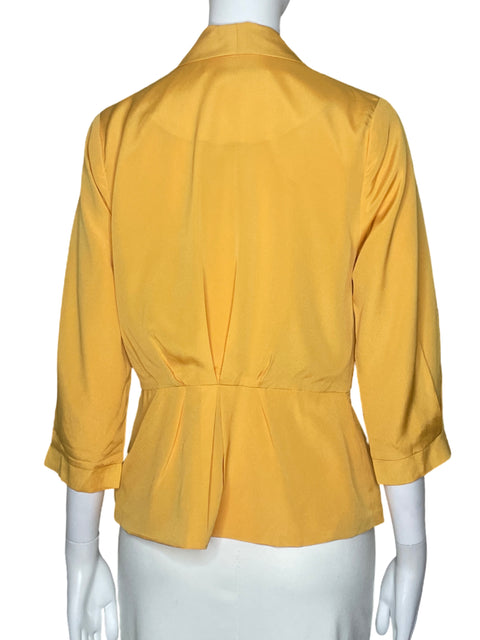 Blazer Collective Concepts Drapeado Amarillo-Talla S