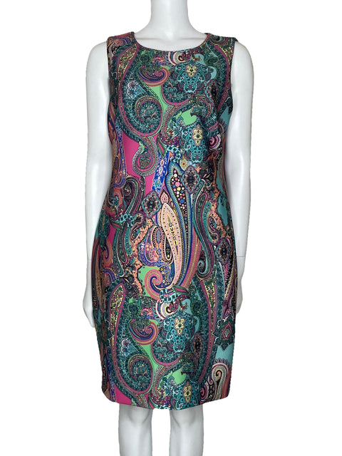 Vestido Tommy Hilfiger Sin Mangas Midi Azul-Talla 12