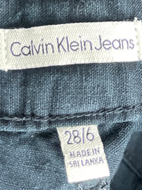 Pantalón Calvin Klein Fluido Negro - Talla 6