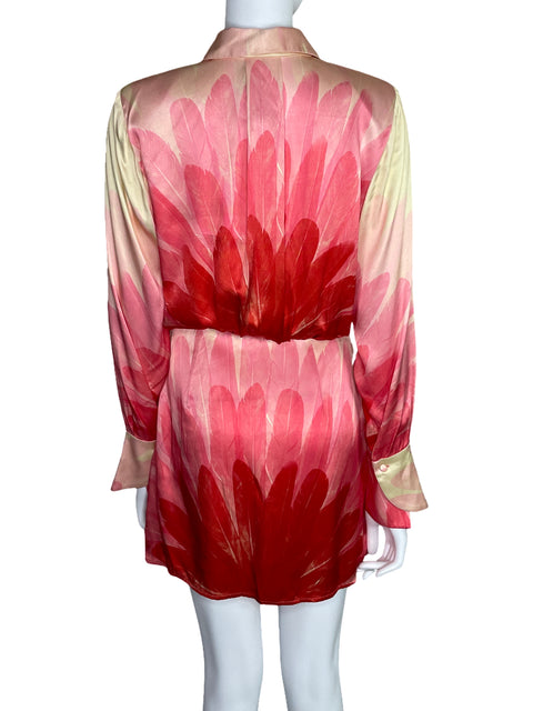 Vestido Alexis Manga Larga Camisero Beige-Talla M