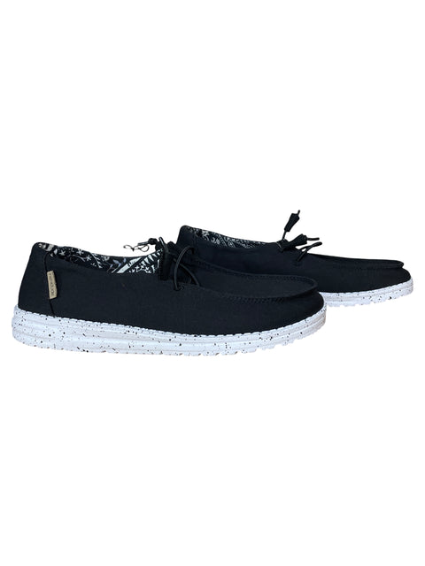 Calzado Hey Dude Wendy Black Odyssey Negro-Talla 8