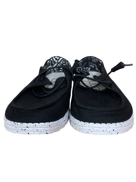 Calzado Hey Dude Wendy Black Odyssey Negro-Talla 8