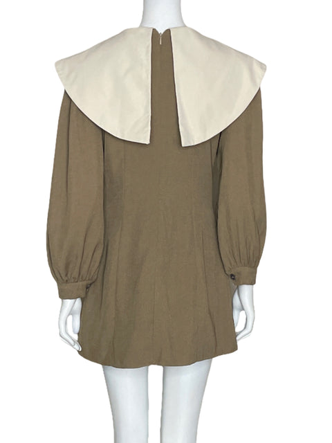 Vestido Tesoro TPS Bolsillos Verde - Talla S