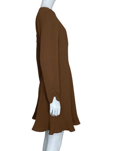Vestido Gianni Bini Cruzado Marron - Talla M