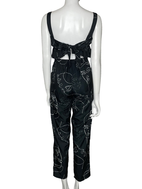 Set Tesoro TPS Vuelos Estampado Negro-Talla M