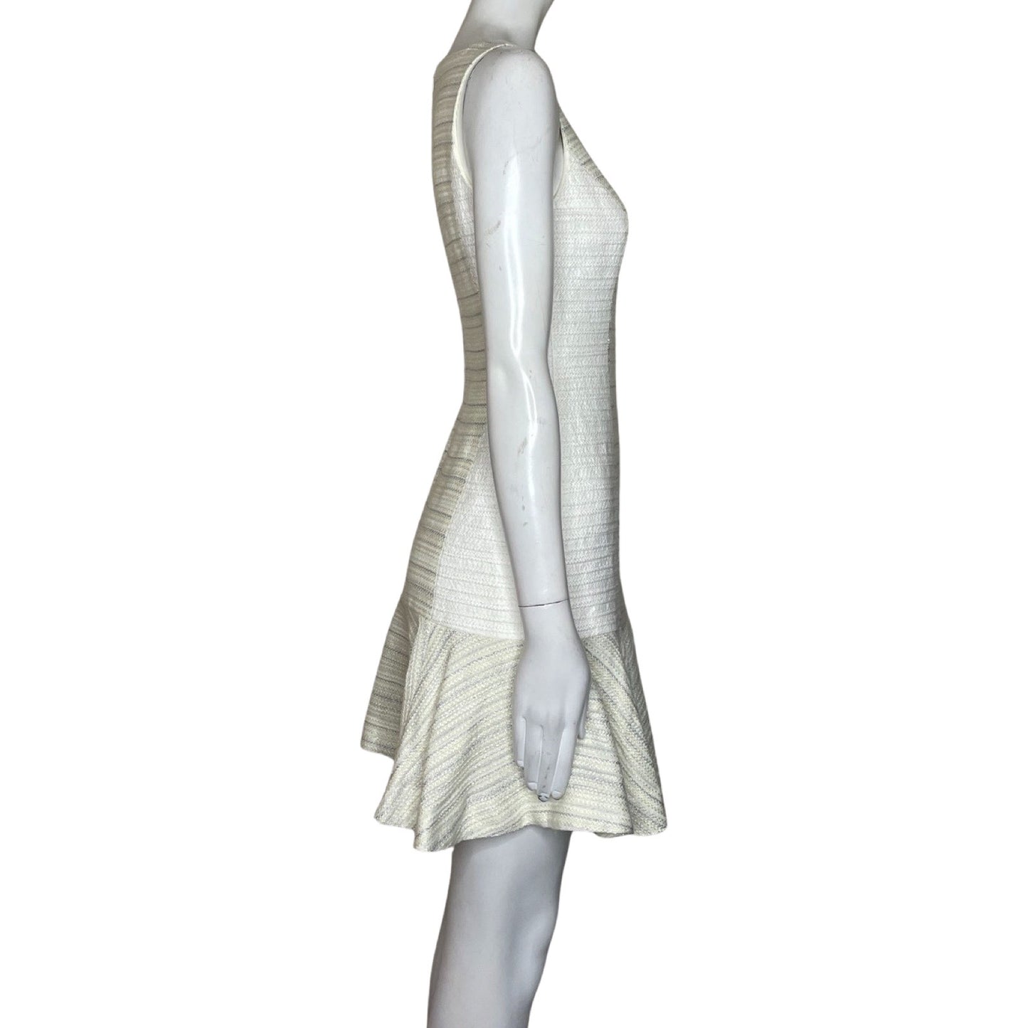 Vestido Banana Republic Rayas Escarchado
Blanco-Talla 0P