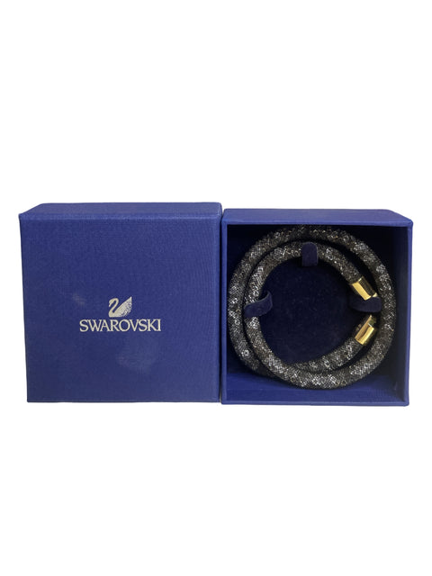 Brazalete Swarovski Stardust Negro - Talla U