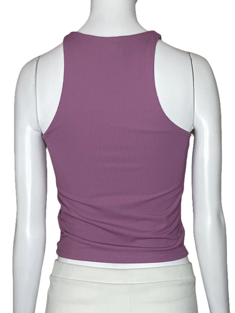 Top Carven Lineas Tiras Morado-Talla S