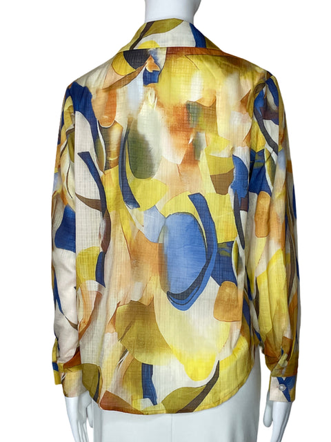 Top Tesoro TPS Abstracto Amarillo-Talla S