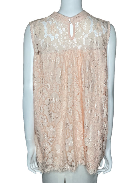 Blusa Eve & Maddie Encaje Rosado-Talla 2X