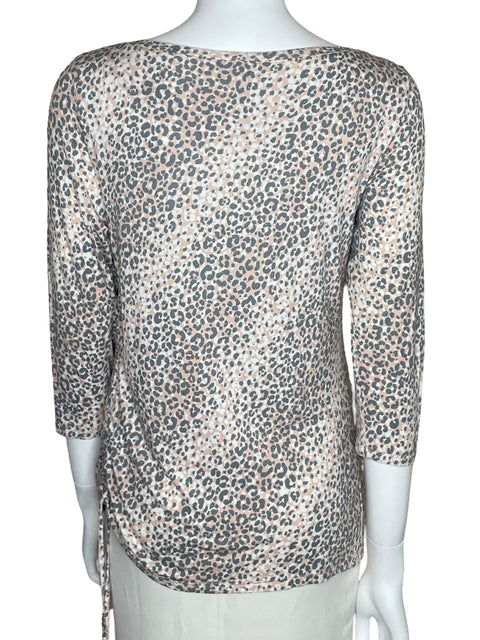 Blusa Ruby Rd. Animal Print Rosado-Talla S