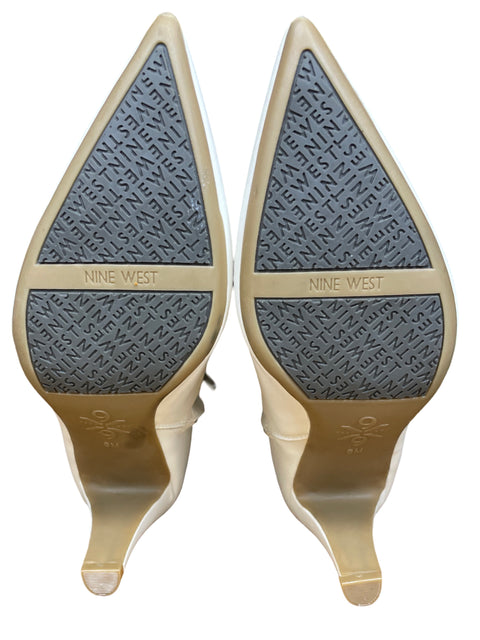 Calzado Nine West Botines Tacon Blanco-Talla 6