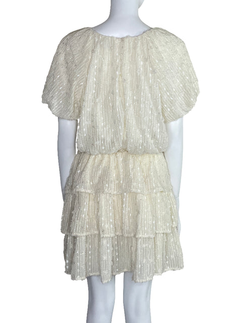 Set Dance & Marvel Bordado Blanco-Talla M