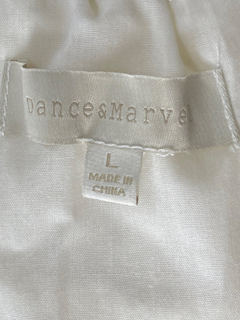 Set Dance & Marvel Bordado Blanco-Talla M