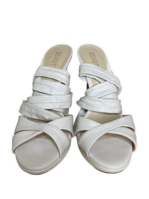 Calzado Schutz Sariya Leather Blanco-Talla 8