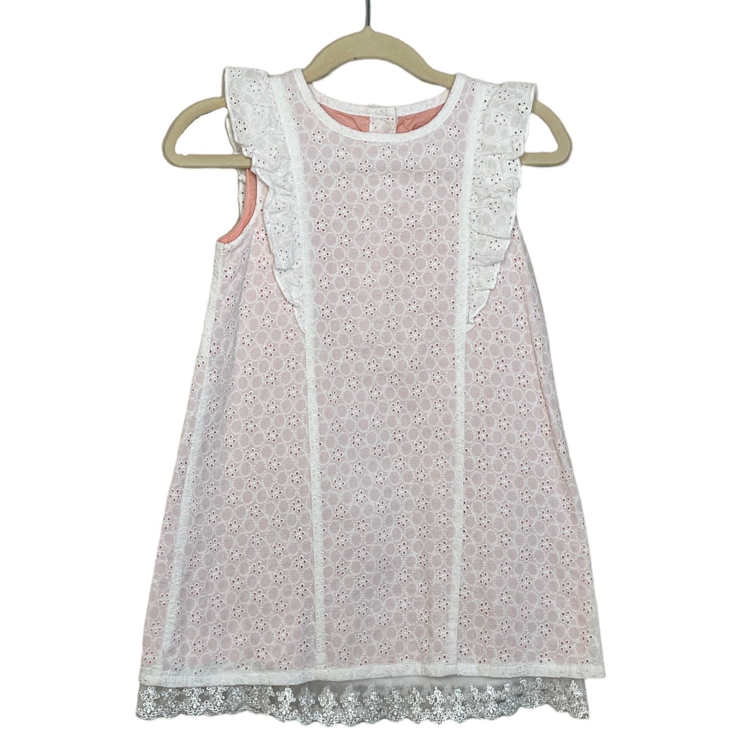 Vestido Mothercare Bordado Encaje Blanco-Talla
24-36M