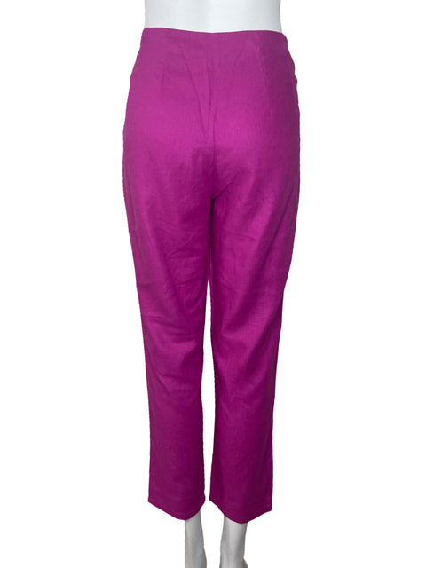 Pantalón Promod Botones Bolsillo Rosado-Talla 6