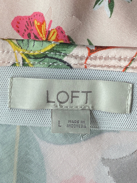 Falda Loft Floral Maxi Rosado-Talla L