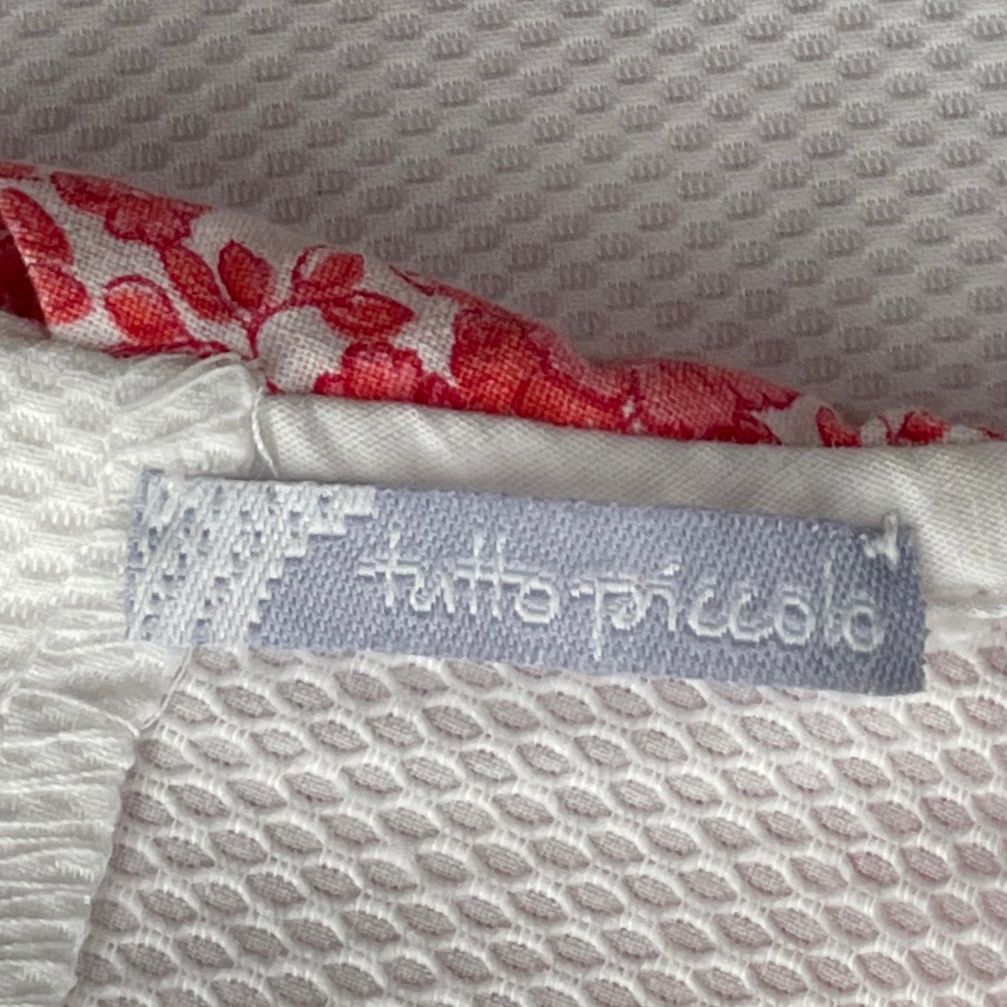 Vestido Tutto Piccolo Floral Vuelos Blanco-Talla 36M