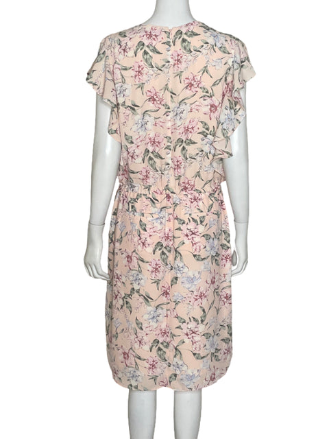 Vestido Ralph Lauren Floral Mini Rosado-Talla 8