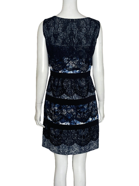 Vestido BCBG Encaje Makenna Negro-Talla 08