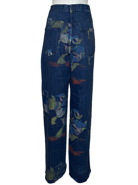 Pantalón Ice Iceberg Baggy Denim Azul-Talla XL