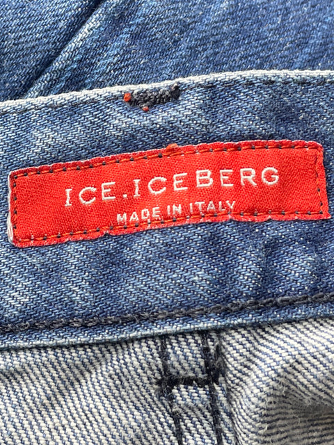 Pantalón Ice Iceberg Baggy Denim Azul-Talla XL
