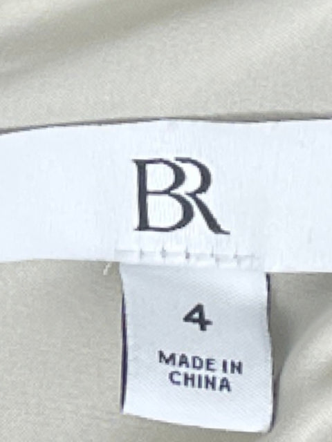 Top Banana Republic Tiras Fruncido Gris-Talla 4