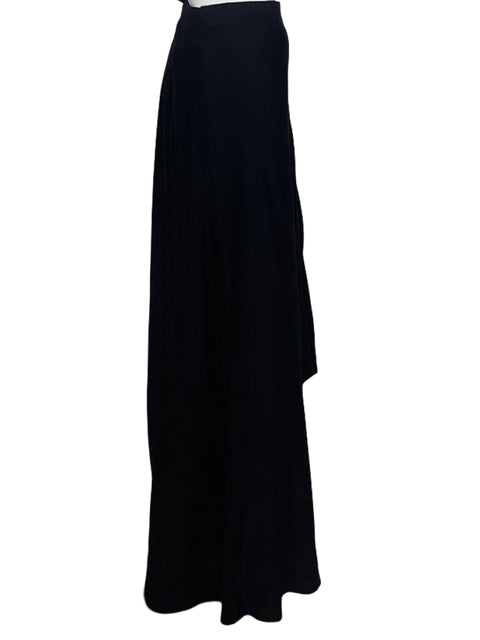 Falda White House Black Market Asimetrica Negro- Talla 14