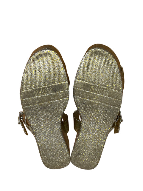 Calzado Melissa Jellies Plataforma Dorado-Talla 35