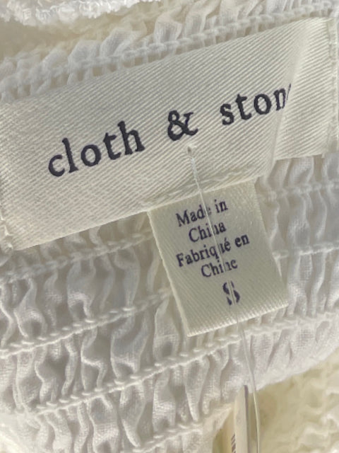 Blusa Cloth & Stone Sin Mangas Blanco - Talla S