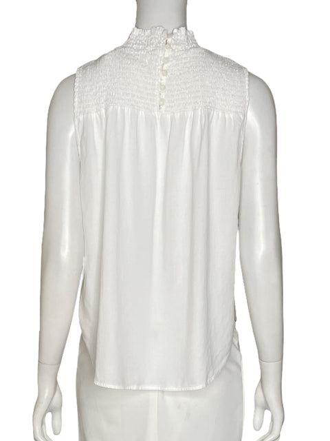 Blusa Cloth & Stone Sin Mangas Blanco - Talla S