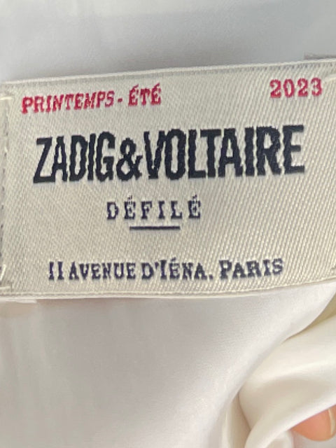 Blusa Zadig & Voltaire One Shoulder Blanco - Talla M