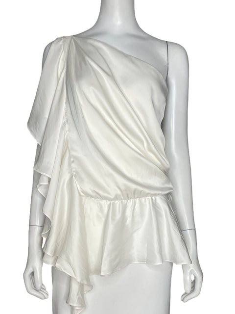 Blusa Zadig & Voltaire One Shoulder Blanco - Talla M
