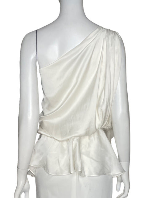 Blusa Zadig & Voltaire One Shoulder Blanco - Talla M