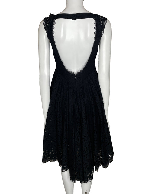 Vestido Free People Encaje Sin Mangas Negro-Talla 6
