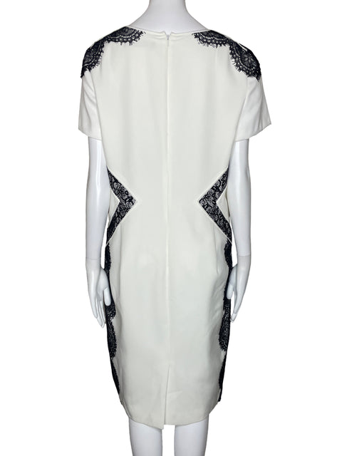 Vestido Karen Millen Encaje Blanco-Talla 12