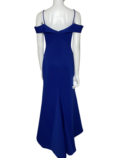 Vestido Va Va Voom Maxi Escotado Azul-Talla L