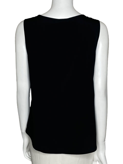 Blusa Merona Vuelos Sin Manga Negro-Talla XL