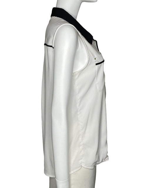 Top Calvin Klein Bolsillos Sin Mangas Blanco-Talla L