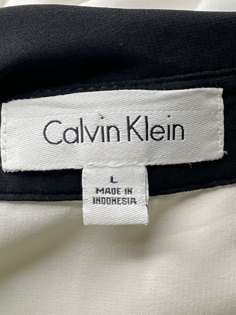 Top Calvin Klein Bolsillos Sin Mangas Blanco-Talla L