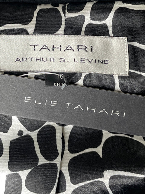 Blazer Tahari Safina Negro-Talla 10