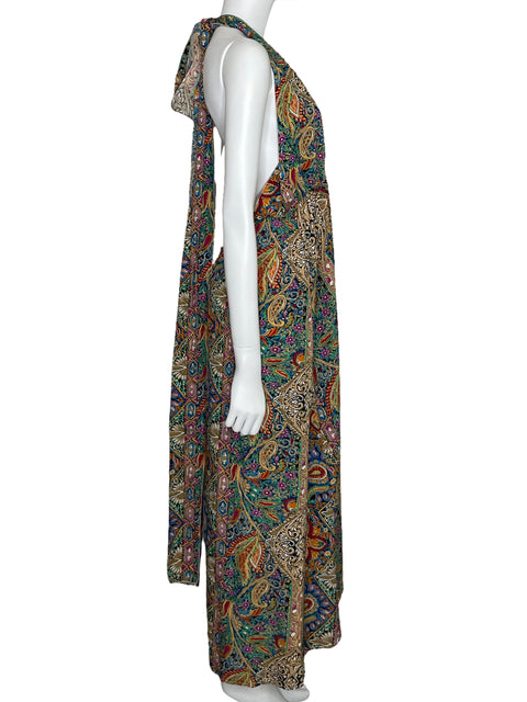 Vestido Tesoro TPS Open Back Maxi Azul-Talla U