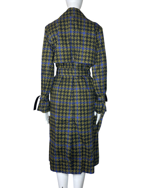 Trench Coat Signed Blake The Drop Estampado Verde-Talla M