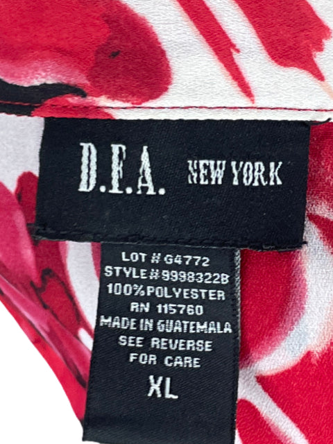 Blusa D.F.A. Vuelo Flores Rojo-Talla XL