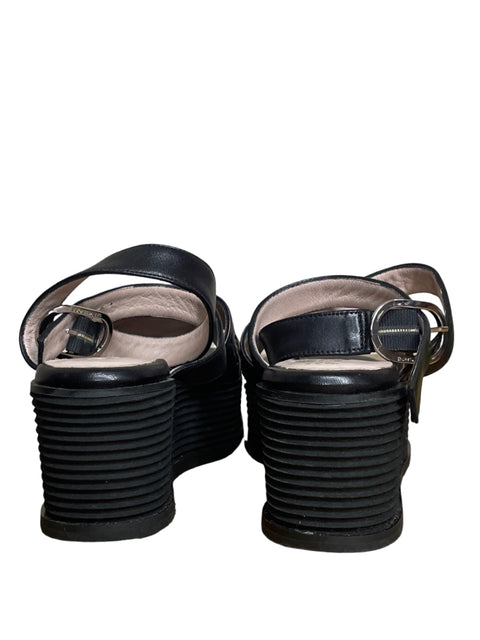 Calzado Taryn Rose Tiras Plataforma Negro-Talla 7