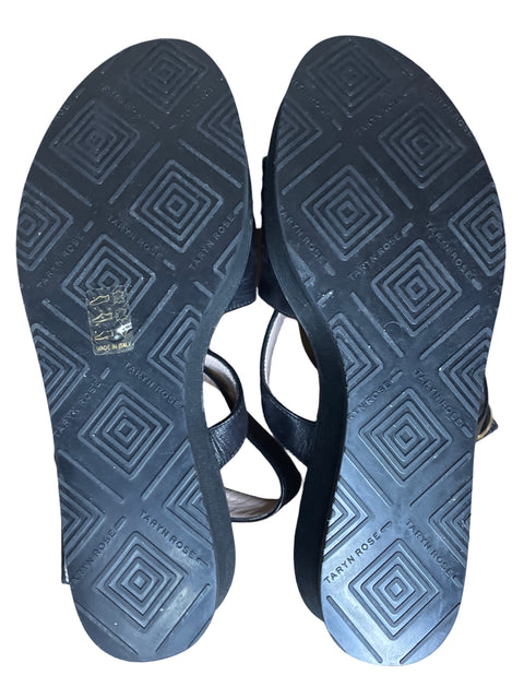 Calzado Taryn Rose Tiras Plataforma Negro-Talla 7